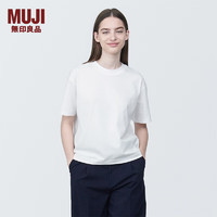 MUJI 無(wú)印良品 女式 天竺編織圓領(lǐng)短袖T恤上衣打底衫