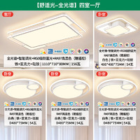 雷士照明 LED吸頂燈具 【護(hù)眼全光譜-四室一廳】