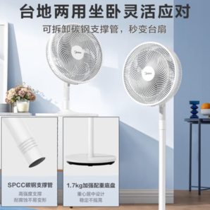 20點！Midea 美的 SAE35CA 落地扇