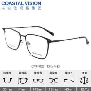 20點(diǎn)！鏡宴 &essilor 依視路 A4系列 1.60折射率 防藍(lán)光鏡片