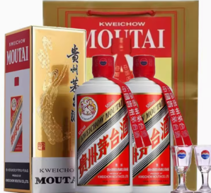 MOUTAI 茅臺(tái) 雙支茅臺(tái)53度500ml