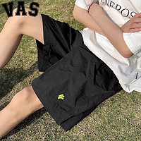 VAS&CO 短褲夏季薄款速干刺繡沙灘褲潮牌寬松籃球五分休閑運(yùn)動(dòng)褲子