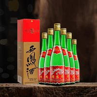 西鳳酒 陜西西鳳55度綠瓶鳳香型白酒高脖500ml*6瓶純糧酒光瓶無盒省外版