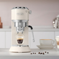 De'Longhi 德龍 Delonghi）咖啡機 半自動咖啡機 EC885.CR 奶油色