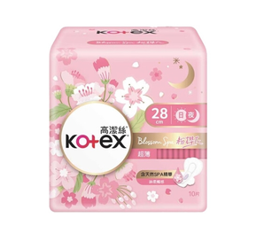 kotex 高潔絲 粉櫻花超薄透氣衛(wèi)生巾280mm*10片