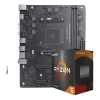 AMD 銳龍R5 5500 盒裝處理器+銘瑄B450M 挑戰(zhàn)者主板 板U套裝