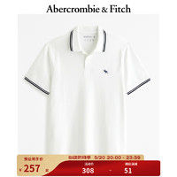 Abercrombie & Fitch 小麋鹿復古時尚美式風Polo領(lǐng)T恤KI124-4158