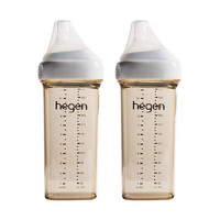 hegen 新生兒寬口徑奶瓶 330ml*2