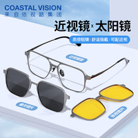 essilor 依視路 膜巖1.60折射率鏡片 磁吸三合一駕駛太陽(yáng)鏡