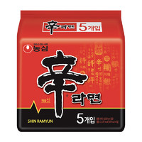 NONGSHIM 農(nóng)心 韓國進(jìn)口 辛拉面 方便面五連包120g*5