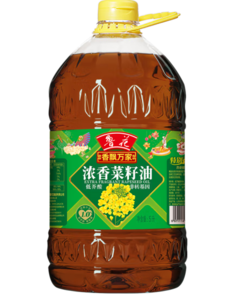 luhua 魯花 食用油 低芥酸非轉(zhuǎn)基因 香飄萬家濃香菜籽油 5L