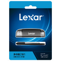 Lexar 雷克沙 RW310 TF/SD二合一讀卡器 黑色