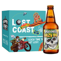 LOST COAST 迷失海岸 幽靈渾濁IPA啤酒355ml*6瓶美國進口禮盒裝