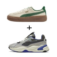 PUMA 彪馬 女子復(fù)古增高厚底休閑板鞋＋情侶同款休閑鞋