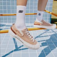 SKECHERS 斯凱奇 春季女鞋經(jīng)典女子帆布鞋復古百搭女休閑板鞋