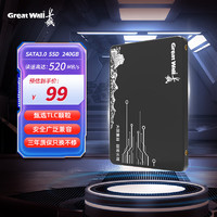 Great Wall 長城 240GB SSD固態(tài)硬盤 SATA3.0接口 讀速520MB/S臺/