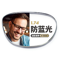 winsee 萬新 1.74防藍(lán)光極薄鏡片+多鏡框可選（支持郵寄和升級鏡框）