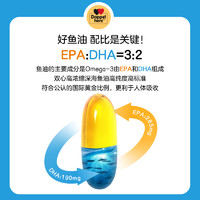 Doppelherz 雙心 德國雙心高濃縮Omega3深海魚油呵護(hù)心腦1400mg30粒*2盒