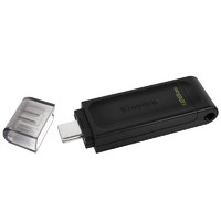 Kingston 金士頓 DT70 USB3.2 Gen1 U盤 黑色 128GB Type-C