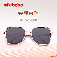 mikibobo 潮流太陽鏡！出行防UV 多邊修顏 偏光墨鏡 米白色框