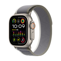 Apple 蘋(píng)果 Watch Ultra 2 智能手表 GPS+蜂窩版 49mm 鈦金屬 藍(lán)配黑色 野徑回環(huán)表帶 S/M