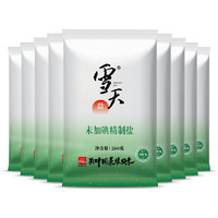 xuetian 雪天 未加碘精制鹽深井井礦食鹽細(xì)鹽260g*36包