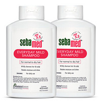 sebamed 施巴 洗發(fā)水套裝柔順養(yǎng)護洗發(fā)露溫和無硅油400mlx2德國