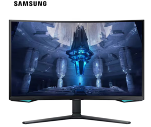 PLUS會(huì)員！SAMSUNG 三星 S32BG754NC 32英寸 曲面 FreeSync 顯示器（3840×2160、165Hz、DCI-P3 95%、HDR2000）