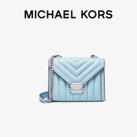 MICHAEL KORS 邁克·科爾斯 MK淡藍(lán)色斜挎信封包 小號(hào)