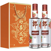 LANGJIU 郎酒 順品郎紅順白酒 45度480ml*2瓶 兩款禮盒隨機(jī)發(fā)貨