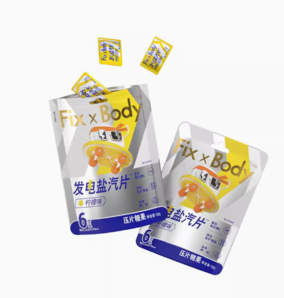 Fix-X Body ix-X Body 旺旺FixXBody發(fā)電鹽汽片檸檬味糖果口含片50g