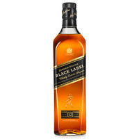 JOHNNIE WALKER 尊尼獲加 黑牌黑方 12年調(diào)和型威士忌 750ml