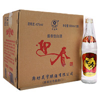 YING CHUN 迎春 酒 經(jīng)典老迎春醬香型白酒 42度 500ml*12瓶 整箱裝