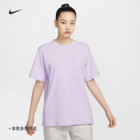 NIKE 耐克 女子夏季寬松純棉T恤 FD4150