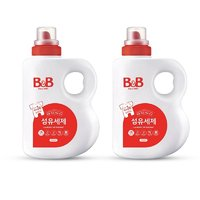 B&B 保寧 韓國B&B保寧必恩貝進(jìn)口天然寶寶洗衣液1800ml*2瓶正品