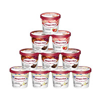 H?agen·Dazs 哈根達(dá)斯 冷鏈到家】哈根達(dá)斯10杯冰淇淋小杯多口味組合裝草莓冰淇淋