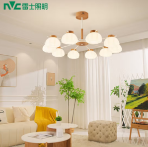 15日20點(diǎn)！NVC Lighting 雷士照明 EDNS8173 10頭+6頭吊燈套餐 一室一廳