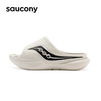 saucony 索康尼 搖籃男女時(shí)尚一腳蹬拖鞋緩震舒適休閑鞋CRADLE白黑40.5