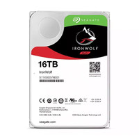 SEAGATE 希捷 NAS硬盤 16TB 256MB 7200轉 CMR垂直 網(wǎng)絡存儲 SATA 希捷酷狼 3.5英寸