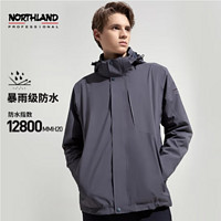 NORTHLAND 諾詩(shī)蘭 男子三合一沖鋒衣 NWJBH5633E 暗橄欖綠色 175