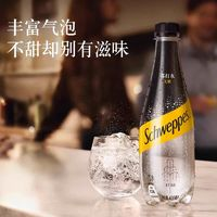 Schweppes 怡泉 蘇打水0糖原味罐裝氣泡水整箱裝400ml*12罐