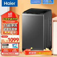 Haier 海爾 洗衣機(jī)全自動(dòng)波輪家用10公斤Z6088丨10公斤超凈洗+除螨洗+定頻電機(jī)