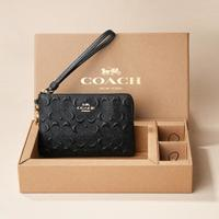 COACH 蔻馳 Corner Zip16禮盒手拿錢包小號 CF358