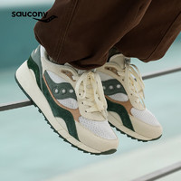 saucony 索康尼 SHADOW6000百搭運動休閑鞋男夏季復古男女運動鞋子 白綠 41