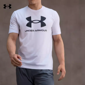 88VIP！UNDERARMOUR 安德瑪春夏Sportstyle Logo男子訓(xùn)練運(yùn)動(dòng)短袖T恤1382911