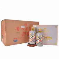 MOUTAI 茅臺 生肖紀(jì)念 戊戌狗年 醬香型白酒 53度 375ml*2瓶*4盒 整箱裝