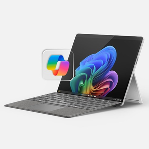 Microsoft 微軟 Surface Pro 2合1電腦/平板 2024新品（Windows 11 Copilot+ PC，13 英寸觸摸屏，驍龍 X Plus (10 核心)，16GB，256GB存儲，鉑金色）