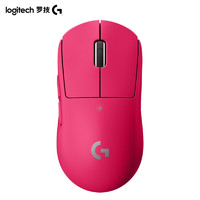 logitech 羅技 GPW 二代 2.4G Lightspeed 雙模無線鼠標(biāo) 25600DPI 粉色