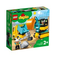 LEGO 樂高 Duplo得寶系列 10931 翻斗車和挖掘車套裝