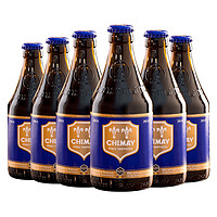 CHIMAY 智美 藍(lán)帽啤酒 修道士精釀 啤酒 330ml*6瓶 比利時(shí)進(jìn)口 露營(yíng)出游